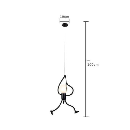 Industrial Pendant Light and Cartoon Fixture