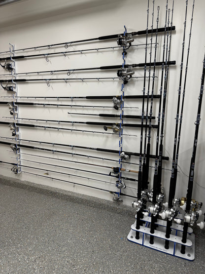 Waterproof Fishing Rod Rack for 12 Poles