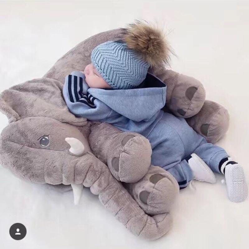 Cute Elephant Plush Stuffed Animal and Pillow