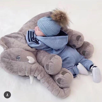 Cute Elephant Plush Stuffed Animal and Pillow