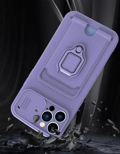 Lightweight Heavy Duty Case With Kickstand Ring