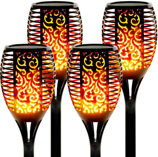 Led Solar Flame Torch for Yard and Garden Pathway