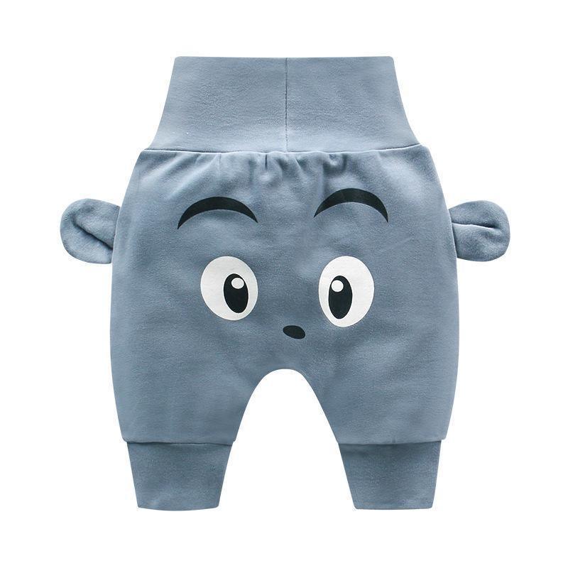 Stevvex baby pants blue fleece with cartoon animal face and ears for kids on Tampa Home & Garden Store