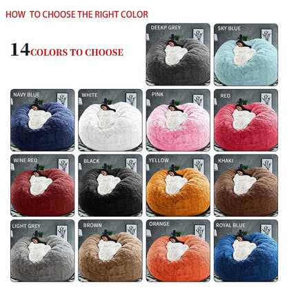 7Ft Large Bean Bag Giant Chairs DONJOHNSTYLE4URHOME in 14 colors on Tampa Home & Garden Store