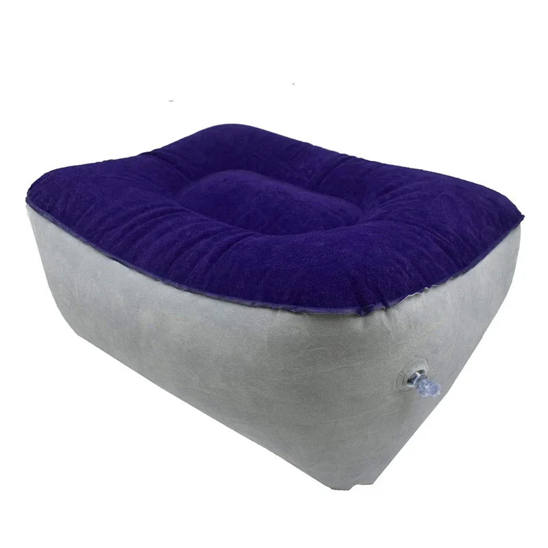 Inflatable wedge pillow UpTrend Deals with purple top and gray base, adjustable support cushion on Tampa Home & Garden Store