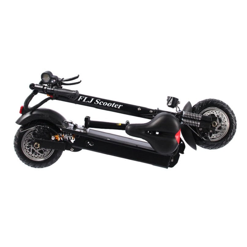 FLJ 2400W dual-motor folding e-scooter in black with 52V battery on Tampa Home & Garden Store