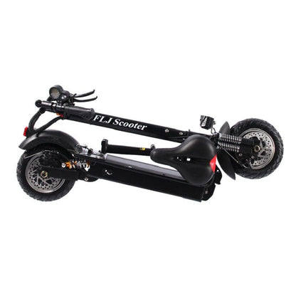 FLJ 2400W dual-motor folding e-scooter in black with 52V battery on Tampa Home & Garden Store