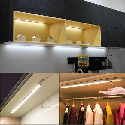Stevvex USB powered LED kitchen light with hand sweep sensor under cabinet backlight on Tampa Home & Garden Store