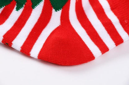 Baby Christmas socks red and white striped cotton, 5-pair set on Tampa Home & Garden Store