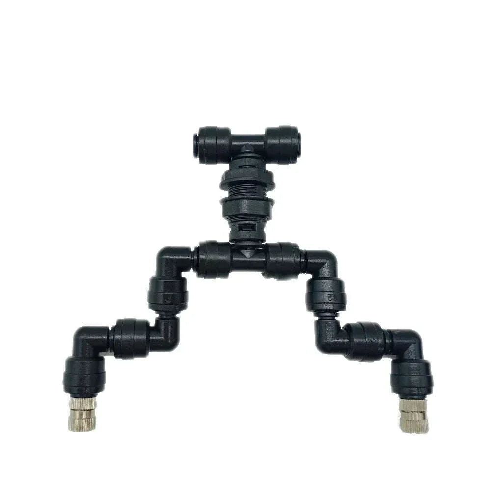 Boquilla nebulizadora ajustable de 360° para reptiles: nebulizador de alta presión para terrarios, invernaderos y recintos de selva tropical.