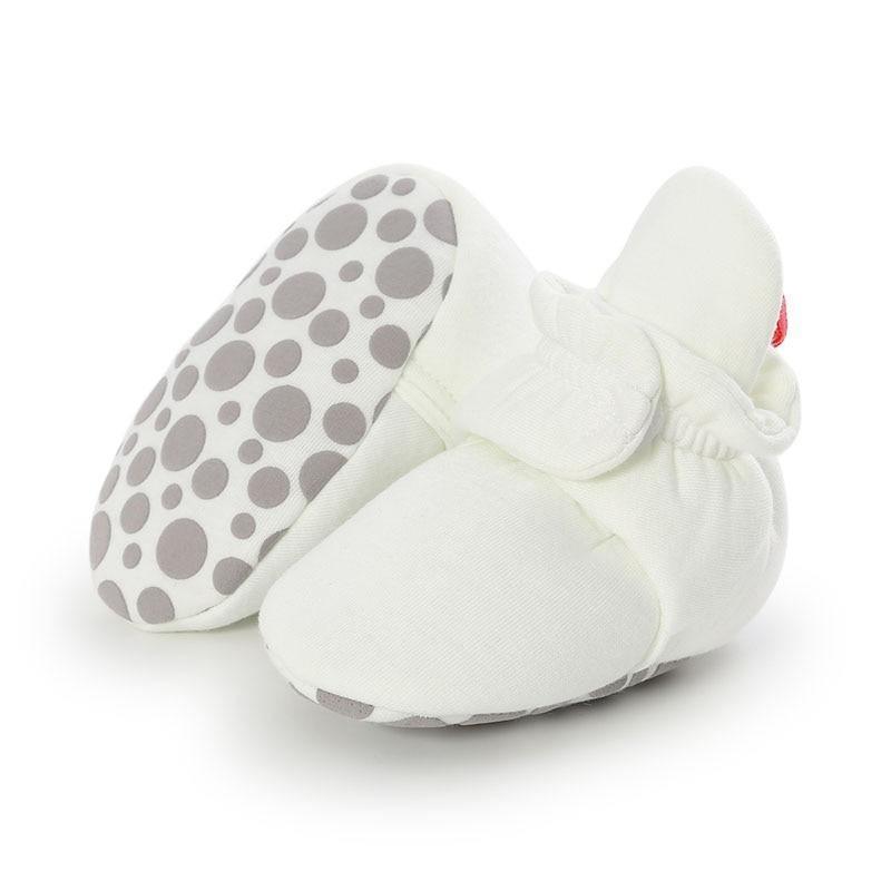 Stevvex baby newborn faux fleece winter warm infant toddler boots white plush sole on Tampa Home & Garden Store