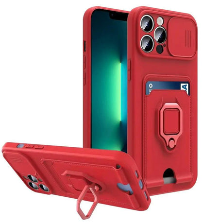 Lightweight Heavy Duty Case With Kickstand Ring