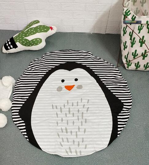 Creative Elephant Design Baby Play Mat, round cotton animal play mat by Stevvex for newborns on Tampa Home & Garden Store