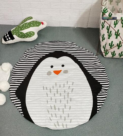 Creative Elephant Design Baby Play Mat, round cotton animal play mat by Stevvex for newborns on Tampa Home & Garden Store