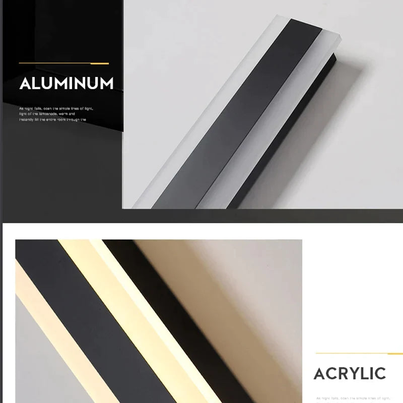 DecorBites LED aluminum wall light with acrylic diffuser for garden, black/gray finish on Tampa Home & Garden Store
