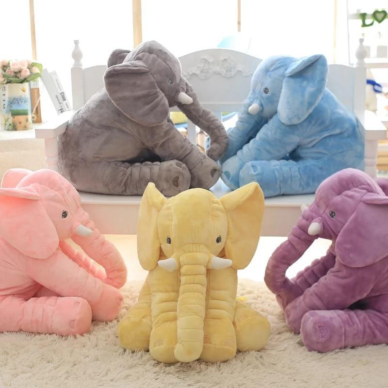 Cute Elephant Plush Stuffed Animal and Pillow
