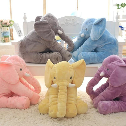 Cute Elephant Plush Stuffed Animal and Pillow