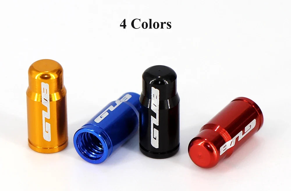 Aluminum valvecaps set of 4 by BikerZoneZ in orange blue black red on Tampa Home & Garden Store