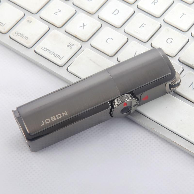 Jobon metal torch lighter gunmetal grey with side dial ignition on Tampa Home & Garden Store