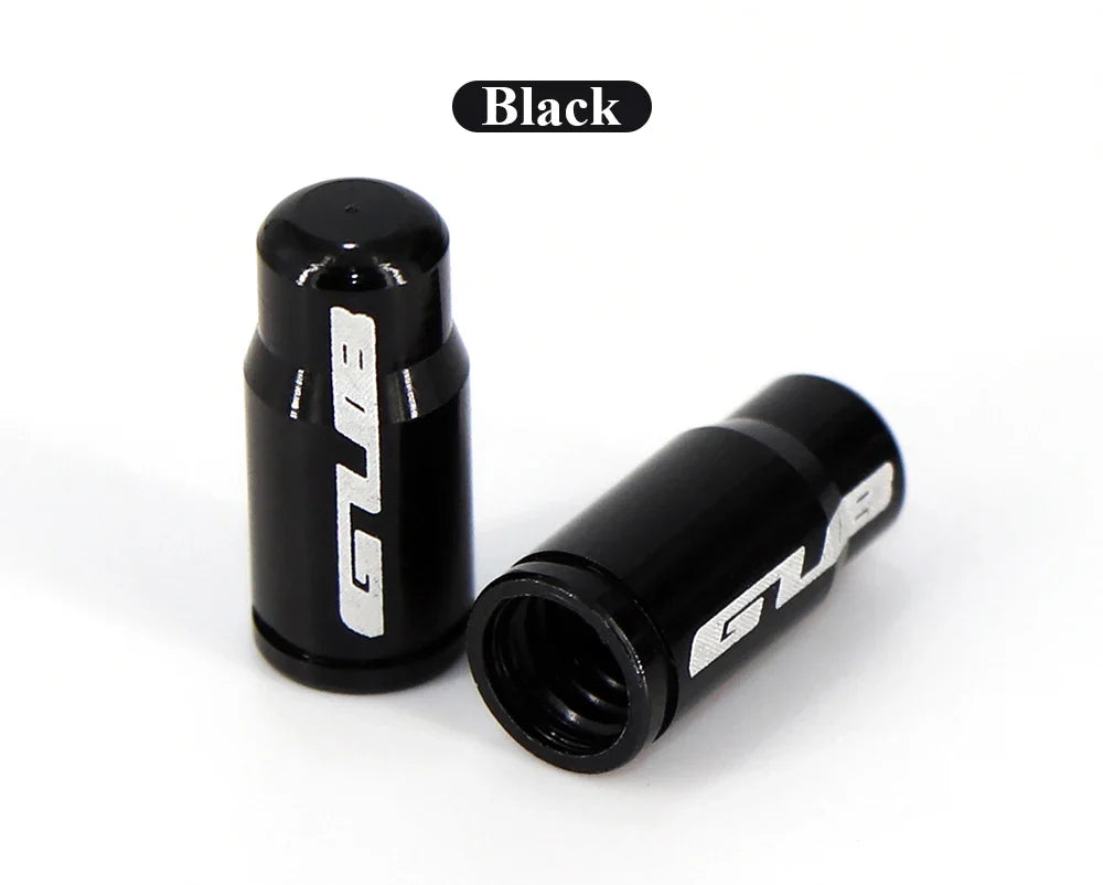 Aluminum valve stem caps black, BikerZoneZ, 2 pcs on Tampa Home & Garden Store