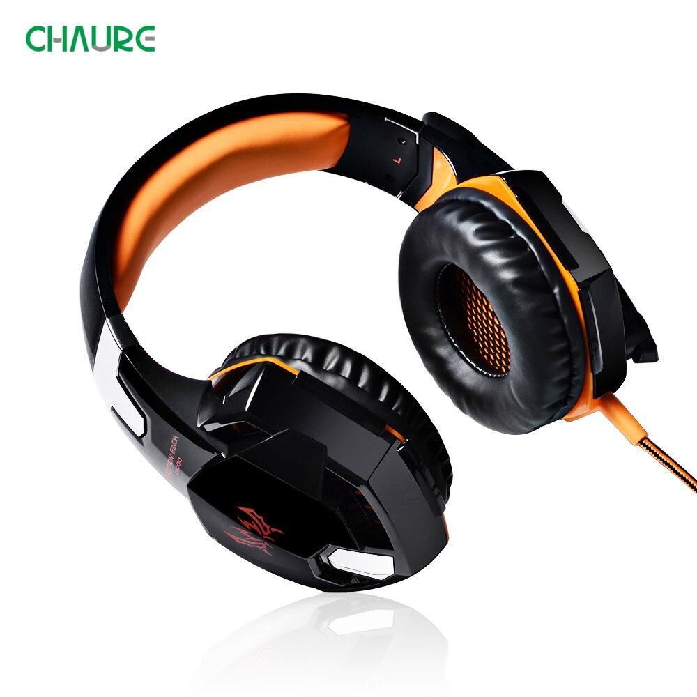Stevvex modern luxury gaming headset over-ear black and orange, wired with ear cups on Tampa Home & Garden Store