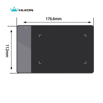 HUION 420 4-inch USB signature pen tablet with dark drawing area and gray left strip on Tampa Home & Garden Store