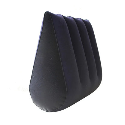 Inflatable wedge pillow with three vertical chambers in black fabric by UpTrend Deals on Tampa Home & Garden Store