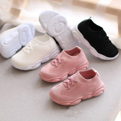 Stevvex baby sneakers set knit mesh anti-slip soles for toddlers on Tampa Home & Garden Store