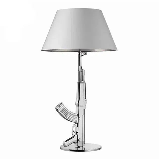 DecorBites Gold Ak47 Floor Lamp Resin Night Light