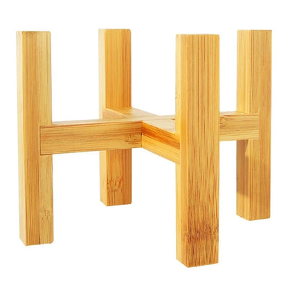 Wooden Plant Stand for Home and Garden Decor