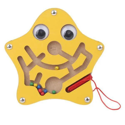 Children Magnetic Maze Toy and Wooden Puzzle Game
