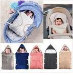 Newborn Knit Sleep Bag for Stroller Swaddle