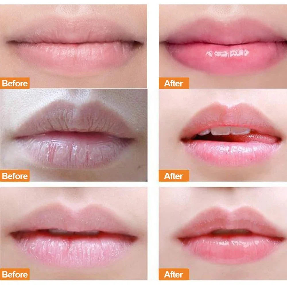 ENVISHA Sugar Lip Scrub Cream by Silcy Skin lip exfoliator; before and after smooth lips on Tampa Home & Garden Store