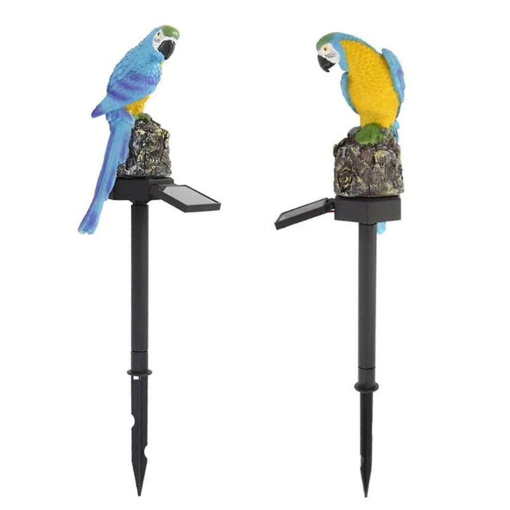 Parrot Shaped LED Garden Lamp Solar Outdoor Light