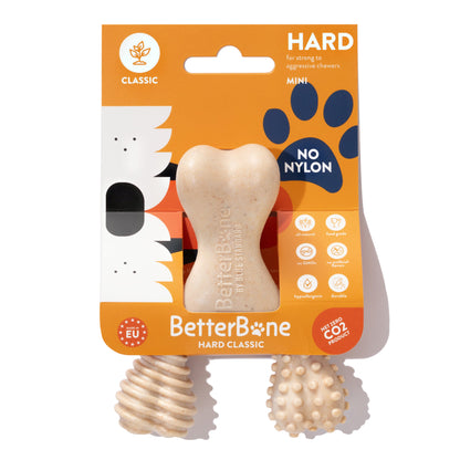 Jouet à mâcher BetterBone HARD : Ingrédients naturels, écologique et ultra-résistant pour les mâcheurs les plus acharnés !