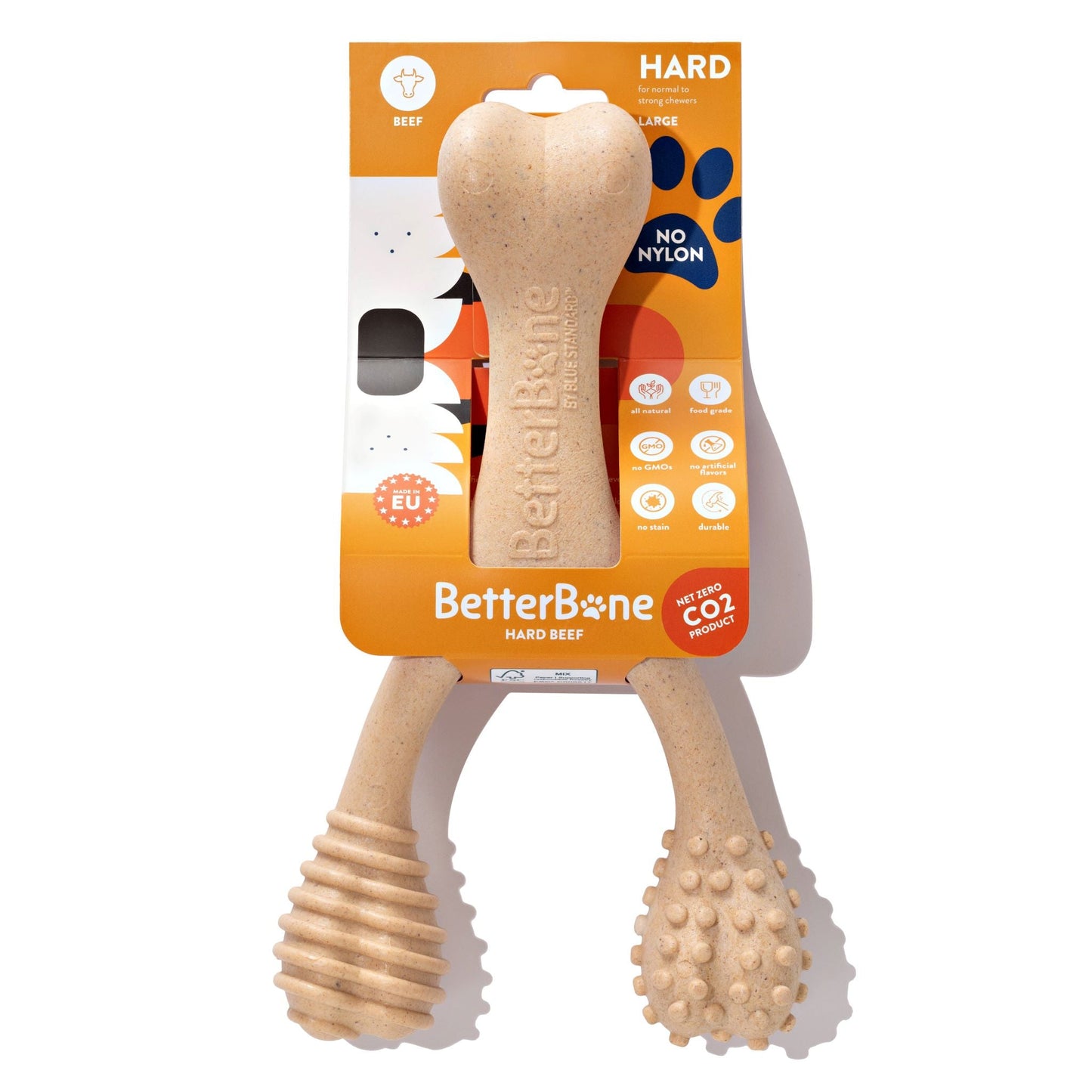 Jouet à mâcher BetterBone HARD : Ingrédients naturels, écologique et ultra-résistant pour les mâcheurs les plus acharnés !