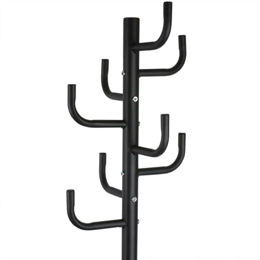 Black Metal Coat Rack Entry Hall Tree Hat Rack - Tampa Home & Garden Store