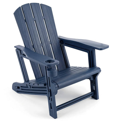 HDPE Adirondack Chair With Realistic Wood Grain
