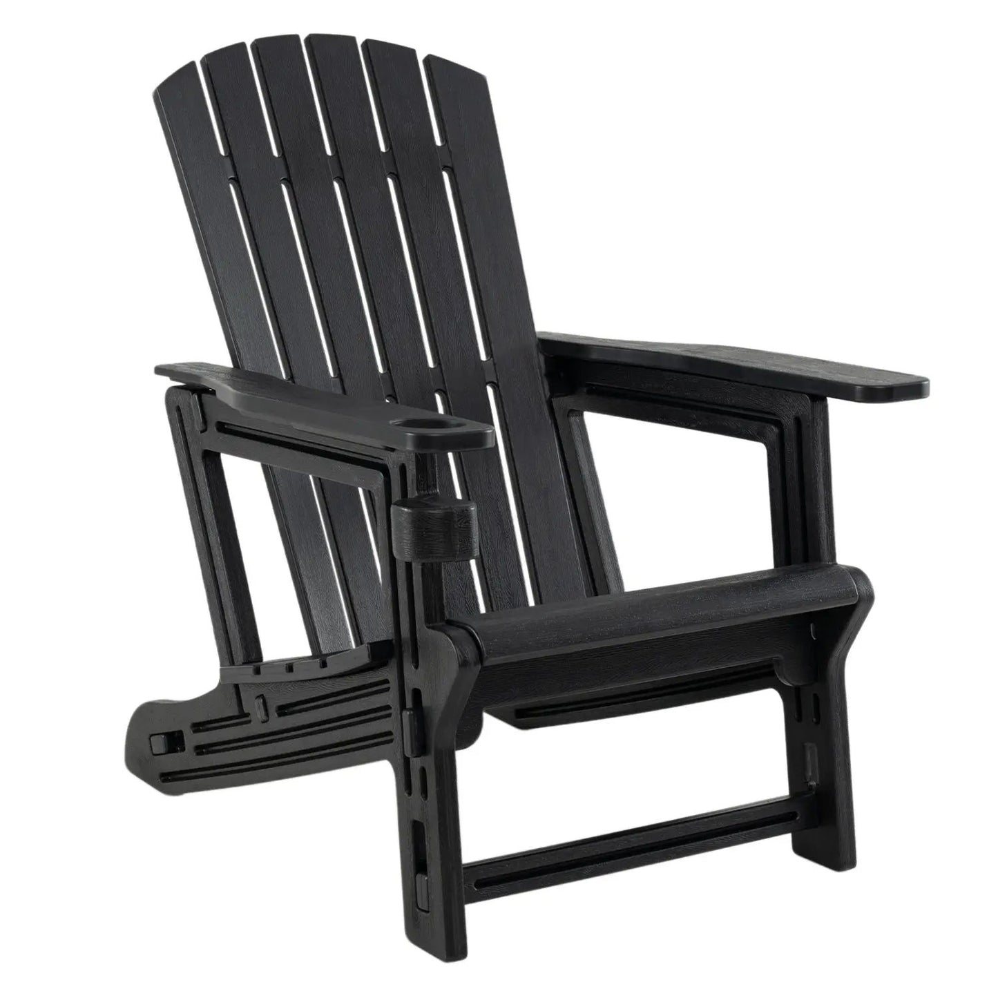HDPE Adirondack Chair With Cup Holder Weatherproof