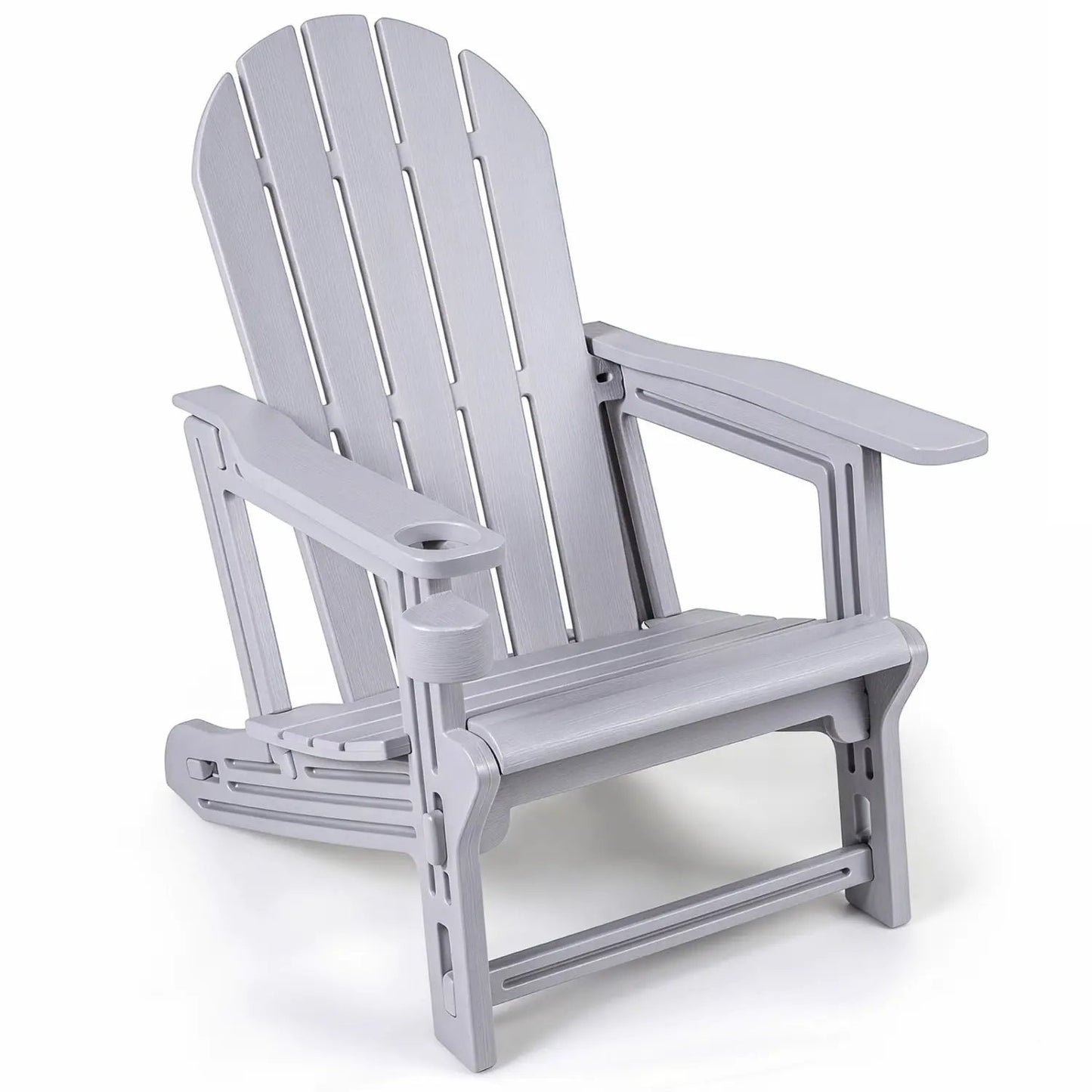 HDPE Adirondack Chair With Cup Holder Weatherproof
