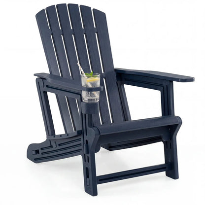Adirondack Chair With Cup Holder Weather HDPE