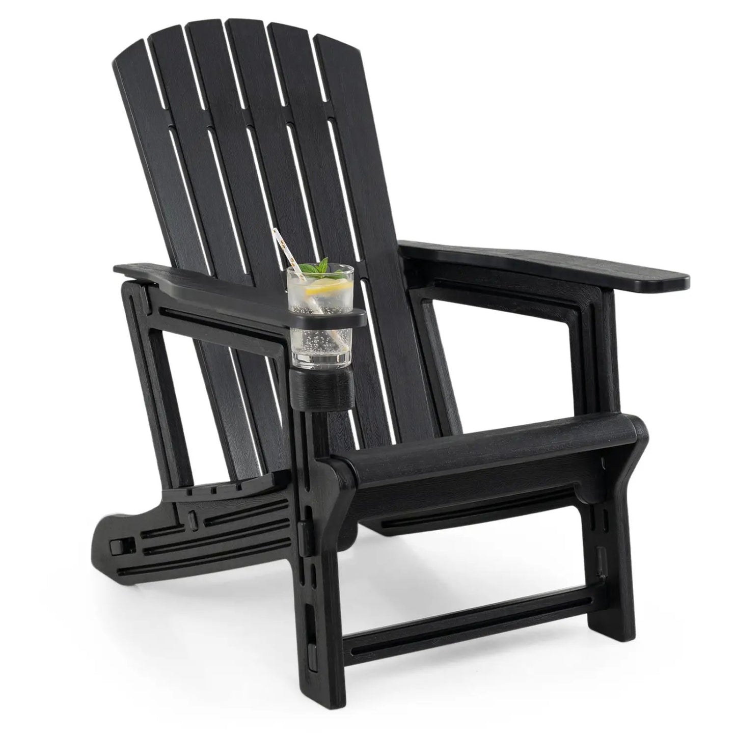 Adirondack Chair With Cup Holder Weather HDPE