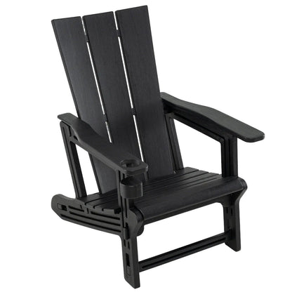 Adirondack Chair With Cup Holder HDPE Outdoor