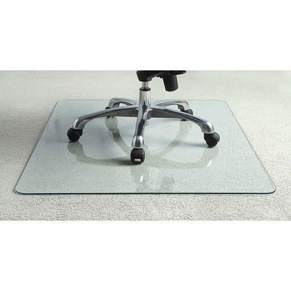 Alfombrilla para silla de cristal templado de alta resistencia de 50 pulgadas