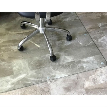 Alfombrilla para silla de cristal templado de alta resistencia de 50 pulgadas