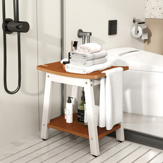 HIPS Shower Bench Seat with Handle Shower Head - Tampa Home & Garden Store