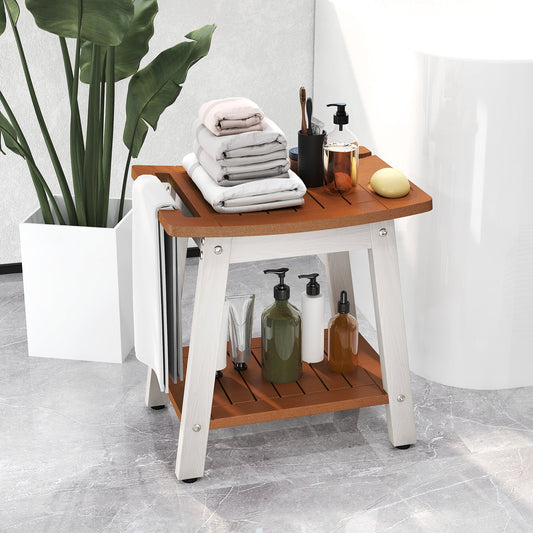 HIPS Shower Bench Seat with Handle Shower Head - Tampa Home & Garden Store