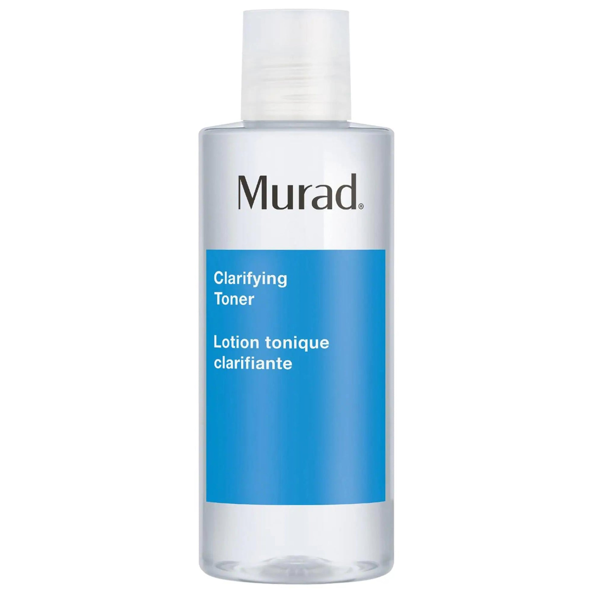 Murad Clarifying Toner bottle with container and blue label for acne-prone skin oil control on Tampa Home & Garden Store