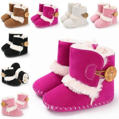 Stevvex baby snow boots for first steps & crawlers in assorted colors with soft cotton on Tampa Home & Garden Store