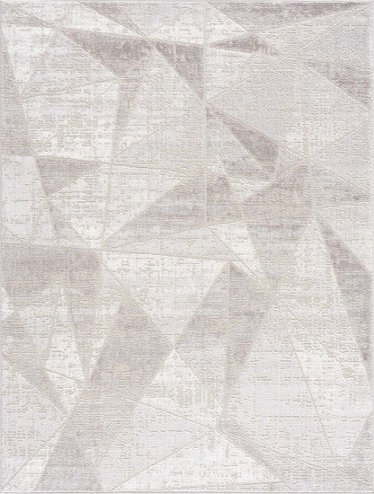 Basia Area Rug by Boutique Rugs in beige gray with abstract pattern on Tampa Home & Garden Store